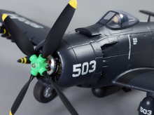 Warbird A1 Skyraider bleu PNP 750mm Derbee